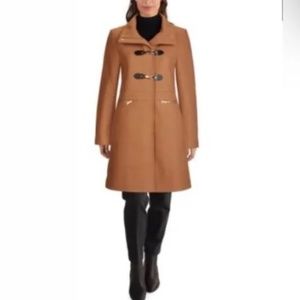 Cole Haan wool toggle coat